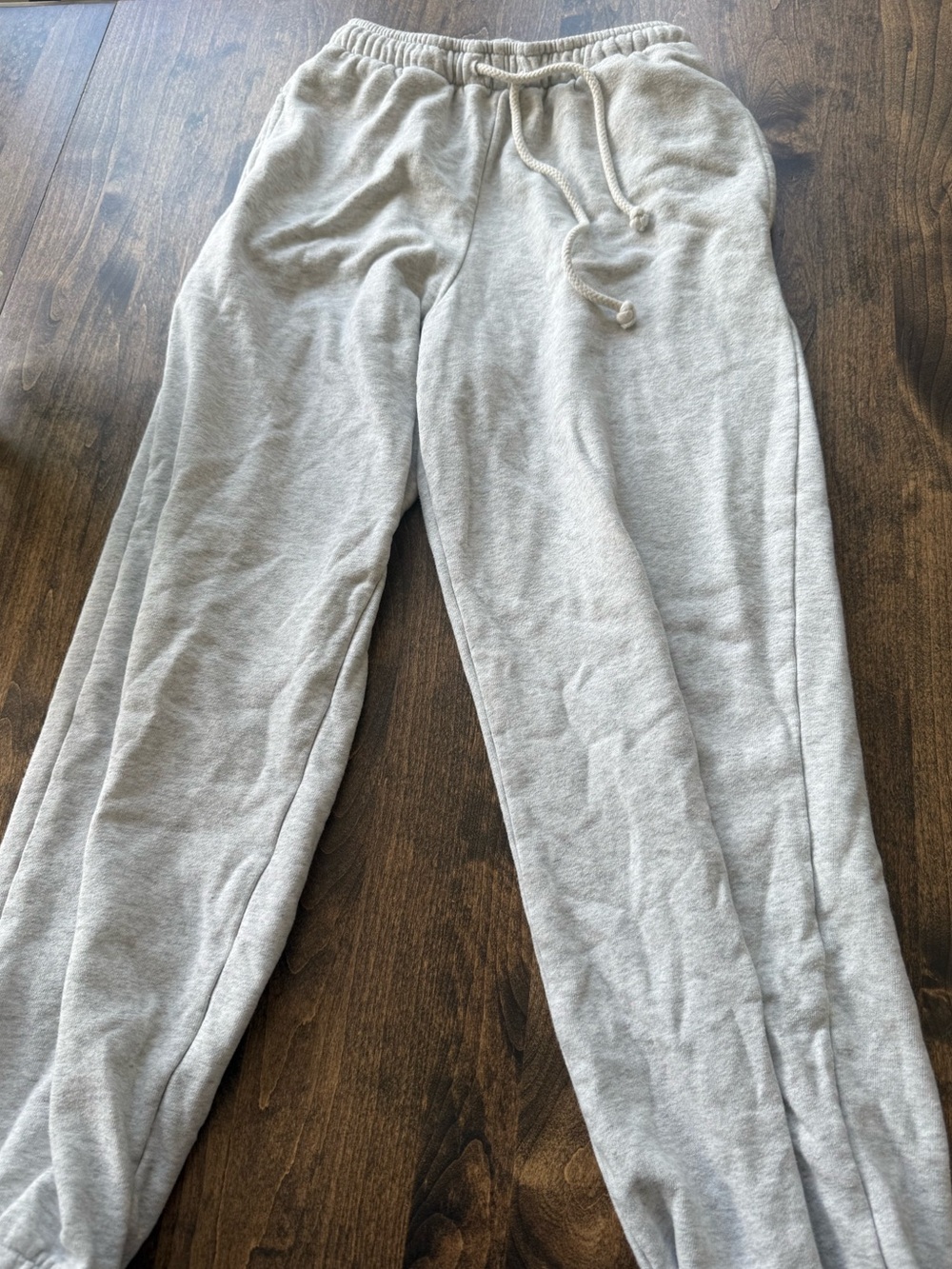 American Eagle Outfitters Light Gray Track Joggers